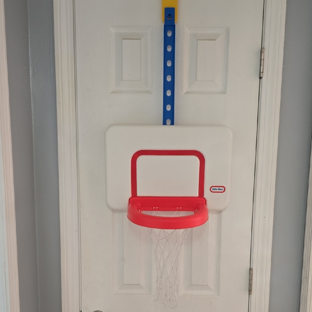 Little Tikes Red and Blue Basketball Hoop